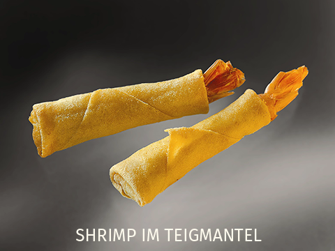 Shrimp im Teigmantel