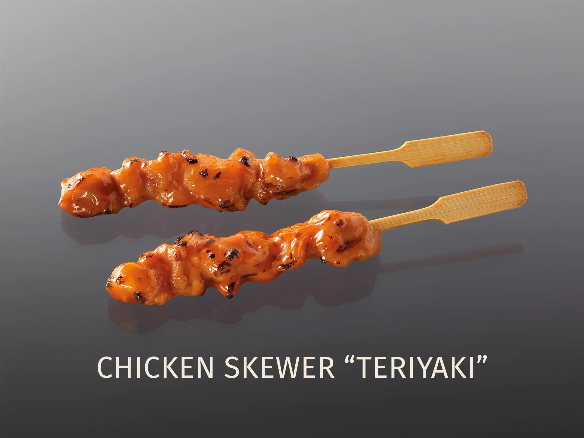 Hähnchen‐Spieß Yakitori Sojasauce